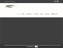 Tablet Screenshot of golfhimmel.de